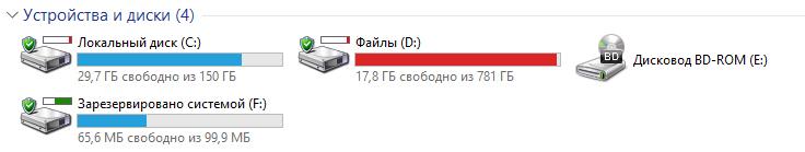 HDDLife Pro статус дисков в этом компьютере